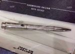 Imitation Mont Blanc Pens Stainless Steel Silver Ballpoint Pen